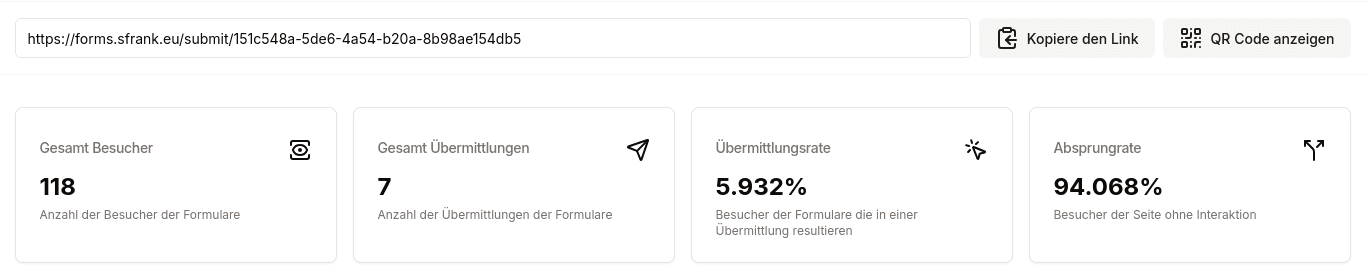 Link und Statistiken